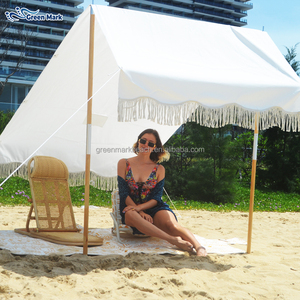 Carpas de poliéster/algodón personalizadas, sombrilla de playa portátil con anclaje para la playa, tiendas de campaña, gran oferta - Product Image 4