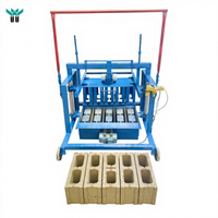 Machine semi-automatique de fabrication de blocs creux à pression hydraulique avec moteur de pompe personnalisable pour la production de briques en ciment et béton – Garantie 3 ans