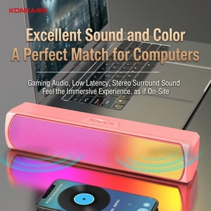 ลำโพง Konka Q4 ไร้สาย RGB สำหรับเล่นเกมส์ ออดิโอ มัลติมีเดีย เบสหนัก ขนาดเล็ก BT5.3 - Product Image 6