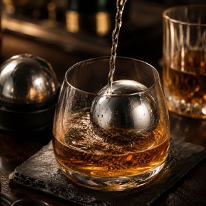 Glaçonnière en acier inoxydable 304 pour whisky, avec glaçons circulants et ronds, pour bar et refroidissement rapide - Product Image 4