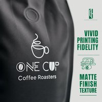 Individuell Bedruckter 5lb Kaffeebohnenbeutel - Großer Mattierter Quadratbodenbeutel mit Ventil - Großhandel Geröstete Bohnenverpackung