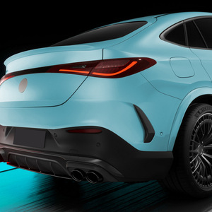 กันชนหลัง Mercedes-Benz GLC Coupe ลายคาร์บอนไฟเบอร์ ABS 2023+ แบบติดกาว - Product Image 1
