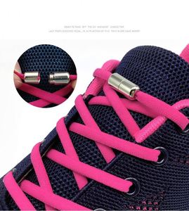 Lacets de chaussures élastiques Youki sans nœuds, colorés, avec fermoirs ovales en capsule, accessoires pour lacets de chaussures - Product Image 2