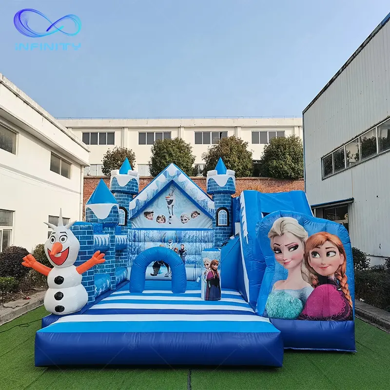 Princess Castle Combo Commercial Bouncer Slide Jumper Bouncy Castle For Kids Inflatable Bouncer Slide