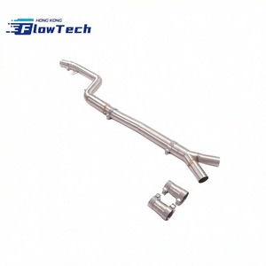 ท่อไอเสียกลางสแตนเลส 304 ความยาวเท่ากันสำหรับ BMW G05 X5 40i B58 พร้อมระบบเรโซเนเตอร์เพิ่มประสิทธิภาพ - Product Image 4