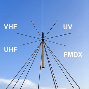 Antenne scanner Discone D3000N pour <span class=keywords><strong>radio</strong></span> <span class=keywords><strong>CB</strong></span> UHF VHF 25-3000 MHz, polarisation verticale, réception et transmission <span class=keywords><strong>radio</strong></span> SDR HF VHF - Product Image 1