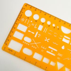 Трафарет-линейка оранжевого цвета для черчения и чтения навигационных карт, прямые поставки с завода - Product Image 2