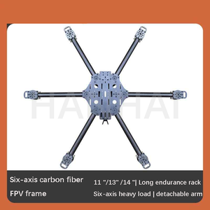 HTX611 HTX613 HTX614 6-Axis Fiberglass Agriculture <b>Drone</b> Frame 11/13/14-Inch Long Range <b>RC</b> Servos Boys Girls - Product Image 2