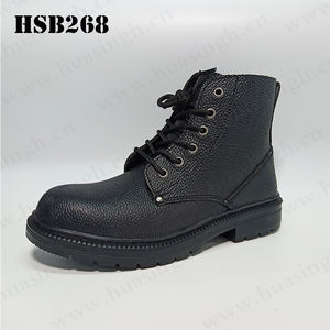 ZH, stivali di sicurezza con inserto in punta d'acciaio della linea industriale di potenza suola in gomma resistente con <span class=keywords><strong>scarpe</strong></span> da lavoro con cuciture HSB268 - Product Image 1