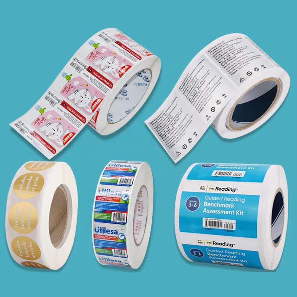 Custom Waterproof Logo Printed Food Delivery Sticker Compostable Pizza Box Sticker Food Labels for Pizza Boxes Packaging