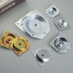 Connecteur de pied de meuble Li Hai en acier laminé à froid plaqué, carré et hexagonal, pour pieds de table et de chaise - Product Image 1