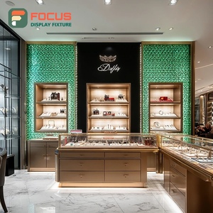 Meubles de présentation de bijoux modernes pour la vente au détail, cadre métallique, armoire à bijoux pour magasin commercial - Product Image 2