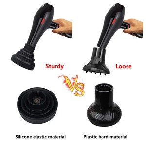 Difusor de Secador de Pelo Plegable de Silicona y Plástico para Salón de Belleza <span class=keywords><strong>WangDa</strong></span>, Negro, Resistente al Calor, Profesional - Product Image 4