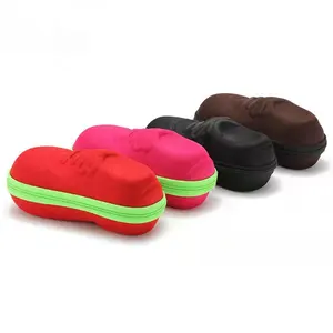 Kids Glasses Cases Shoe Shaped EVA Sunglasses Packaging Box Portable Cute Hard Kid Glasses Eyeglasses Case For Kids