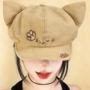 Nouveau Béret Coréen Style Japonais 2026 Brodé en 3D Octogonal Respirant et Ajustable, Mignon et Amincissant pour <span class=keywords><strong>le</strong></span> Visage - Product Image 1