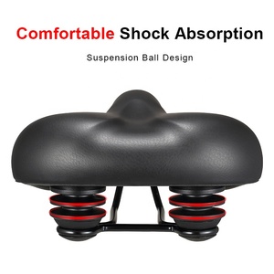 Selle de vélo électrique KEREACHY personnalisable avec logo, souple, massante, étanche, <span class=keywords><strong>extra</strong></span> large, confortable pour les longues balades et les trajets quotidiens, toutes saisons - Product Image 5