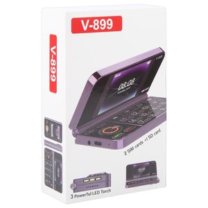 أحدث هاتف SOYES V-899 بشريحتي اتصال وذاكرة 32 ميجابايت + 64 ميجابايت وشاشة 2.4 بوصة + 2.8 بوصة، هاتف جيب بتقنية 2G وبطارية 1350 مللي أمبير - Product Image 6