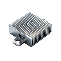 Radiateur en aluminium usiné par CNC avec ailettes denses pour le refroidissement des équipements électroniques