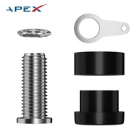 Prise banane Apex APX-100 4 mm pour panneau d'alimentation, boîtier ABS, cuivre, 19 A, certifiée ROHS, résistante à la corrosion et aux hautes températures