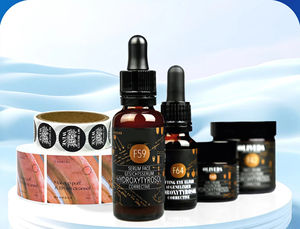 สติ๊กเกอร์เครื่องสำอางสีทองติดขวดน้ำหอมฉลากโลโก้สำหรับขวดน้ำมันผม - Product Image 2