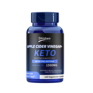Vinaigre <span class=keywords><strong>de</strong></span> cidre <span class=keywords><strong>de</strong></span> pomme + Capsules Keto |   1 500 mg <span class=keywords><strong>de</strong></span> sels <span class=keywords><strong>de</strong></span> BHB pour la gestion du poids et la détoxification - Product Image 1