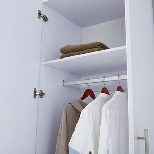 โรงงานเต้าเสียบไม้4ประตู4ลิ้นชักตู้เสื้อผ้าตู้เสื้อผ้าในสีขาวบริสุทธิ์ที่มีเมล็ดราคาถูกตู้เสื้อผ้าขนาดใหญ่ - Product Image 3