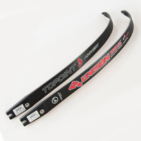 Topoint Tir à l'arc Arc classique Carbone/Mousse Membres ILF Limbs22-48LBS,2 # Incréments, longueur totale 66 "68" 70 "pour 25 pouces Risers