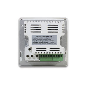 M pequeño <span class=keywords><strong>amplificador</strong></span> <span class=keywords><strong>de</strong></span> pared Bluetooth 2*25W 7 botones táctiles Smart Hotel habitación hogar <span class=keywords><strong>Audio</strong></span> pared estéreo <span class=keywords><strong>amplificador</strong></span> Digital - Product Image 5