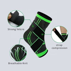 Supporto <span class=keywords><strong>per</strong></span> Caviglia a Compressione in Maglia con Cinghie Regolabili <span class=keywords><strong>per</strong></span> Supporto Tendineo e Fascite Plantare - Product Image 2