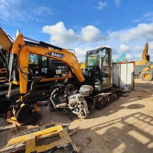 Used 3.5 Ton Mini Excavator Zero Tail Compact Hydraulic Excavator for Construction Farming Landscaping SY35U Type Best Selling - Product Image 3