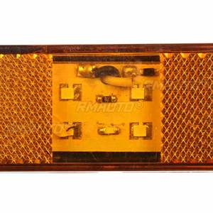 4/8/10 Pcs 4 Feux de position latéraux LED ambre 10V-24V pour remorques, camions et fourgonnettes - Product Image 6