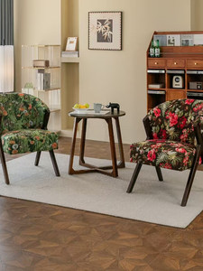 Sillón Individual de Terciopelo Nórdico, Muebles para el Hogar, Sala de Estar <span class=keywords><strong>y</strong></span> Dormitorio, Sillón Vintage, Sofá Pequeño Minimalista - Product Image 1