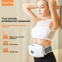 Molink Tragbarer Taillen- und Bauchmassagegürtel mit Wärmetherapie, 3D-Knetfunktion für Männer und Frauen, Tiefengewebsentspannung, Bauchstraffung, Smart-Gürtel