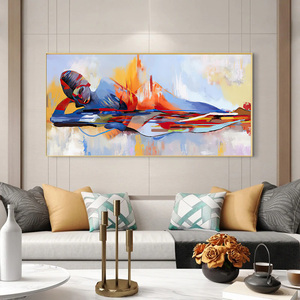 Pósteres Religiosos, Pintura Abstracta del Señor Budha sobre Lienzo, Cuadros de Arte de Pared Escandinavo para Decoración del Hogar y la Sala de Estar - Product Image 4