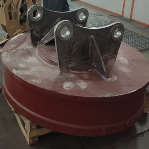 Imán de excavadora con motor y rodamiento para levantar productos de hierro para excavadoras de 12-40 toneladas Material Q345 de alta calidad - Product Image 1