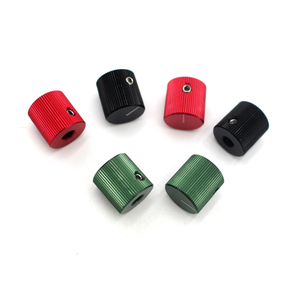 CNC 加工滚花螺丝 阳极氧化铝和不锈钢电子吉他旋钮，用于调节音量 - Product Image 6