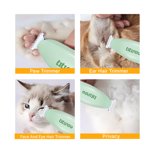 LILIPRO PT206 cortadora de patas de perro inalámbrica profesional 2 velocidades silenciosa Piel de mascota recortadora de orejas recargable USB gato producto de aseo del pelo - Product Image 2