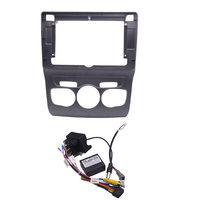 Cadre d'Autoradio Android pour Citroën C4 C4L DS4 2 B7 2010-2018 10 Pouces Façade Stéréo 2DIN Faisceau 16 Broches Canbus