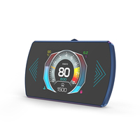 Último P12s OBD HUD Velocímetro ODO Meter 3 en 1 HUD Head up Display Auto Meter