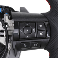 Volant en cuir et fibre de carbone personnalisé GR Sport pour Toyota Hilux Revo N70 N80 Tacoma Tundra Fortuner 2015-2022