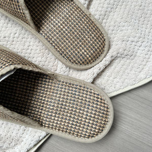 Pantuflas de Verano de Ratán Natural Tejido a Mano para Interiores, Hotel, Hogar, para Hombre y Mujer, con Logotipo Personalizable, para Viajes y Spa, Modelo MR003 - Product Image 5