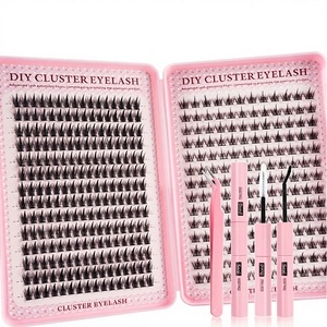 Cils artificiels segmentés semi-faits à la main pour le commerce transfrontalier, série Trilogie Épi de Blé, cils épais et recourbés - Product Image 1