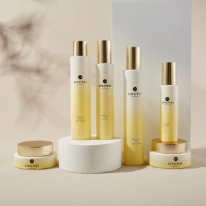 Bán Buôn Sang Trọng Rỗng Chai Mỹ Phẩm Thiết Lập Cho Chăm Sóc Da <span class=keywords><strong>120Ml</strong></span> 100Ml 60Ml 40Ml <span class=keywords><strong>Lotion</strong></span> Chai Và 50G 30G Mặt Kem Jar Set - Product Image 2