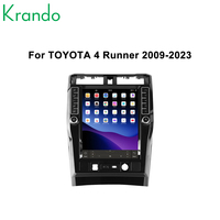 Autoradio Android Krando 16 pouces style Tesla pour Toyota 4Runner 2010 - 2023, lecteur multimédia Android Carplay