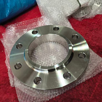 Bride de raccordement en acier inoxydable DIN2543 RF DN100 PN16, face d'étanchéité concentrique usinée, polie, résistante à la corrosion