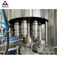 Système de remplissage et d'emballage d'eau minérale pure 8000-10000 BPH avec contrôle PLC 2L, ligne de mise en bouteille entièrement automatique