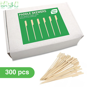 Spiedini di bambù più venduti, bastoncini di legno per barbecue molto apprezzati, spiedini per grigliate naturali usa e getta di alta qualità per <span class=keywords><strong>kebab</strong></span> - Product Image 2