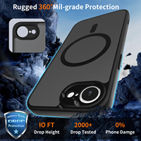 Pour iPhone 16e Cas Caméra Protection Translucide Mat Antichoc Magnétique Charge Téléphone Cas pour iPhone 16e 16 Pro Max Plus