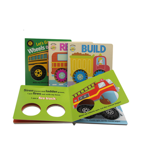 Stampa di <span class=keywords><strong>Libri</strong></span> Cartonati per Bambini su Richiesta, <span class=keywords><strong>Libri</strong></span> Interattivi con Ruote per Bambini dalla Fabbrica Cinese - Product Image 1