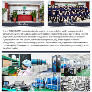 Power year Großes Luftvolumen 9733 97mm 97x97x33 Hochdruck 3700 U/min <span class=keywords><strong>12V</strong></span> DC Gebläse <span class=keywords><strong>12V</strong></span> 24V Lüfter - Product Image 5